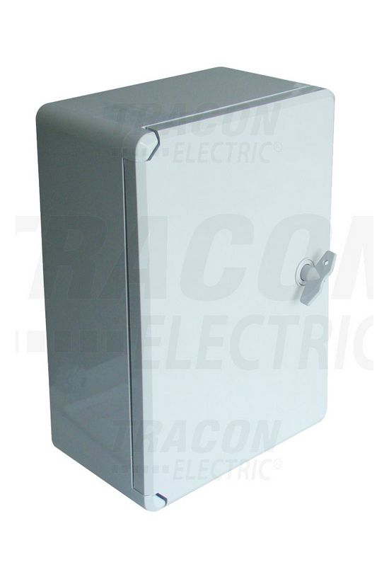 Elosztószekrény UV-álló falonkívüli műanyag 1-es ajtó 100A 250mmx 330mmx 130mm IP65 TME TRACON - TME332513
