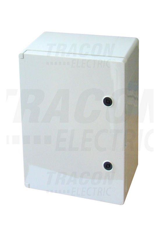Elosztószekrény UV-álló falonkívüli műanyag 1-es ajtó 100A 300mmx 400mmx 195mm IP65 TME TRACON - TME403020
