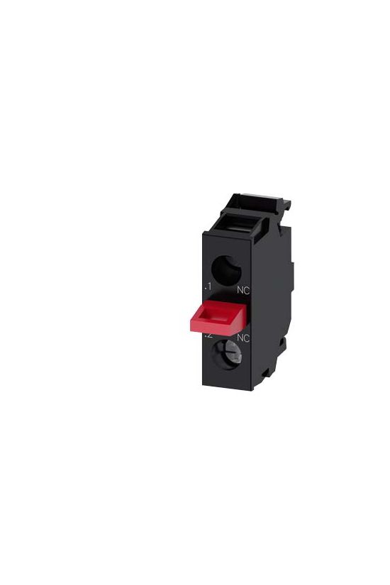 Érintkezőelem vezérlőkészülékhez 1ny 6A/AC15/230V alulra csavaros SIRIUS ACT SIEMENS - 3SU1400-2AA10-1CA0