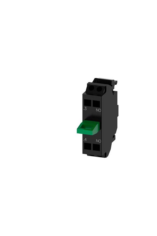 Érintkezőelem vezérlőkészülékhez 1z 6A/AC15/230V alulra rugószorításos SIRIUS ACT SIEMENS - 3SU1400-2AA10-3BA0