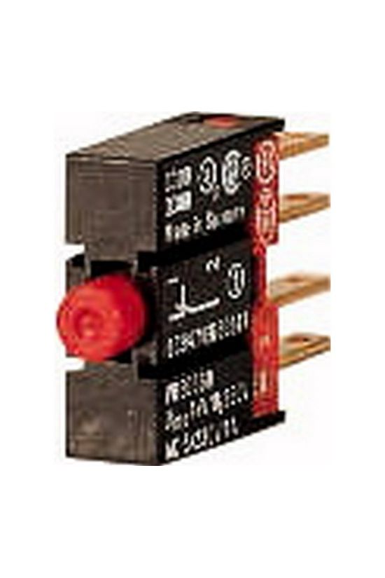 Érintkezőelem vezérlőkészülékhez előlapra rádugható 1-ny 6A/AC15/230V csavaros E01 EATON - 090401