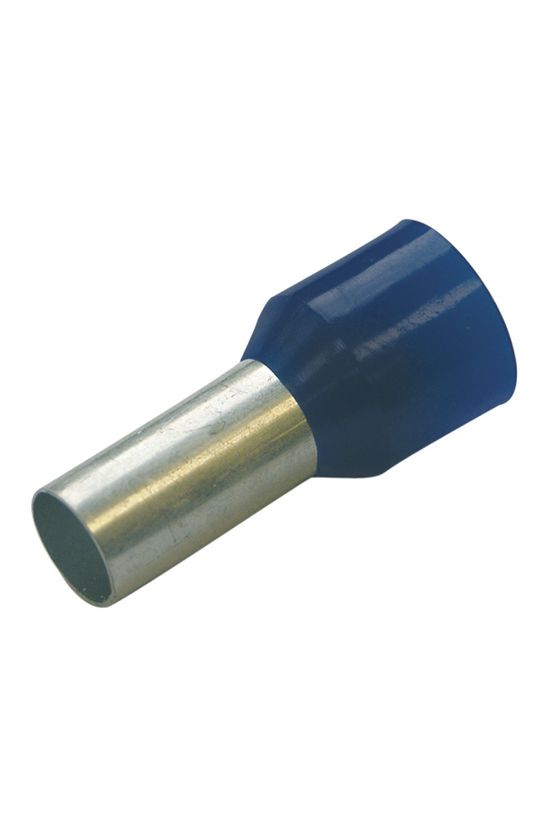 Érvéghüvely szigetelt normál 2.5mm2 10mm kék Haupa - 270812