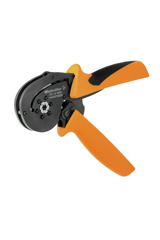 Érvéghüvelyprés 0,14-10mm2 hatszögű-présforma mechanikus PZ 10 HEX Weidmüller - 1445070000
