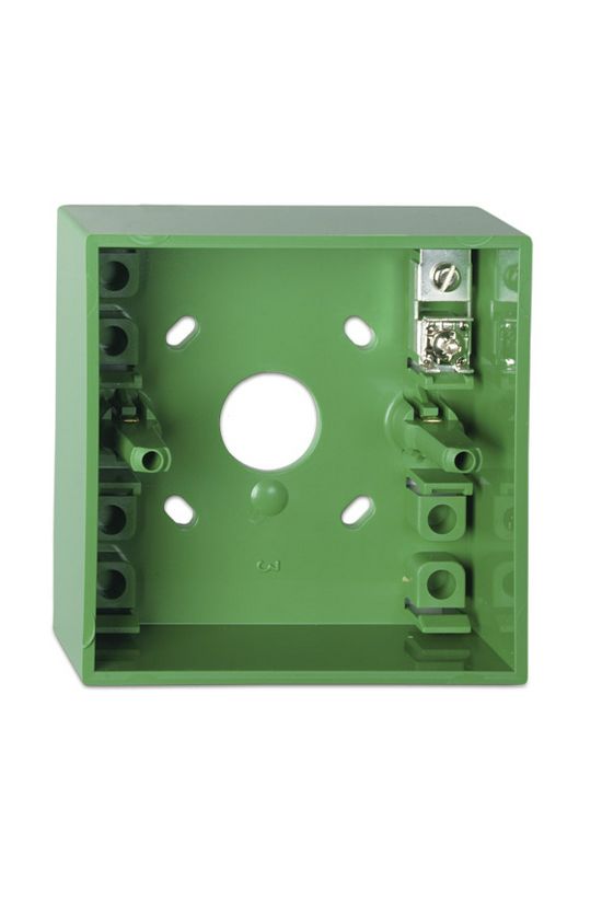 Fali doboz hátsó rész DM7xx kézi jelzésadóhoz  IP24D zöld 88x88x32mm  UTCF - DMN787G