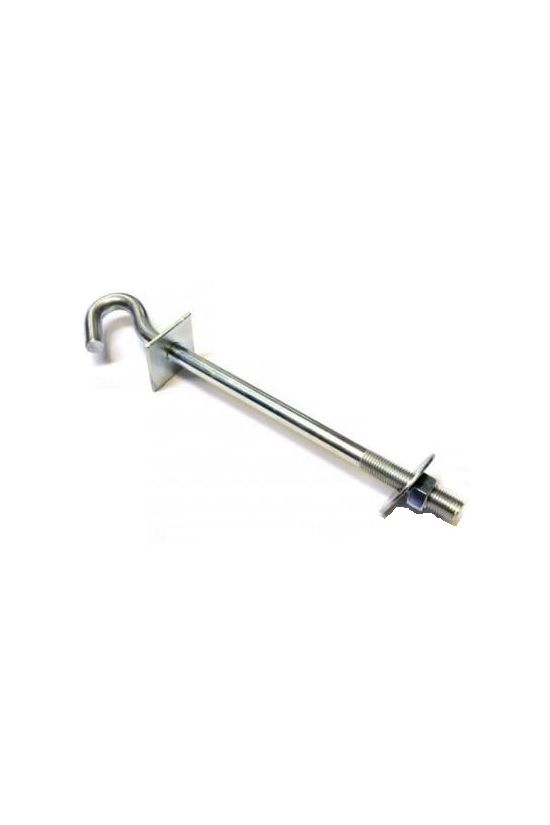 Fali horog átmenő, menetes 250mm hosszú 9500