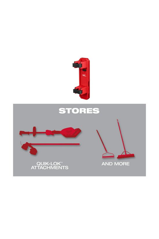 Fali tartó hosszú eszközökhöz 1 befogással max.23kg Packout Milwaukee - 4932493382