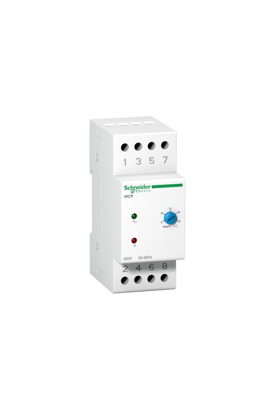 Fázisfigyelő relé multifunkciós 0.15-10V 1v fázissorrend-figyelés Acti9 iRCP Schneider - A9E21180