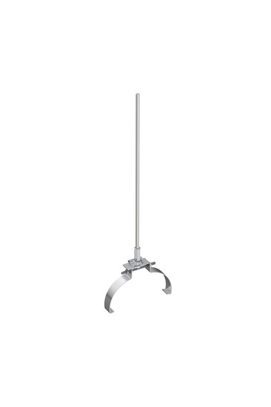 Felfogórúd-tartó kúpcserépre 190-230mm 1050mm alu felfogórúddal csavarbilincs 10mm J.PRÖPSTER - 1255