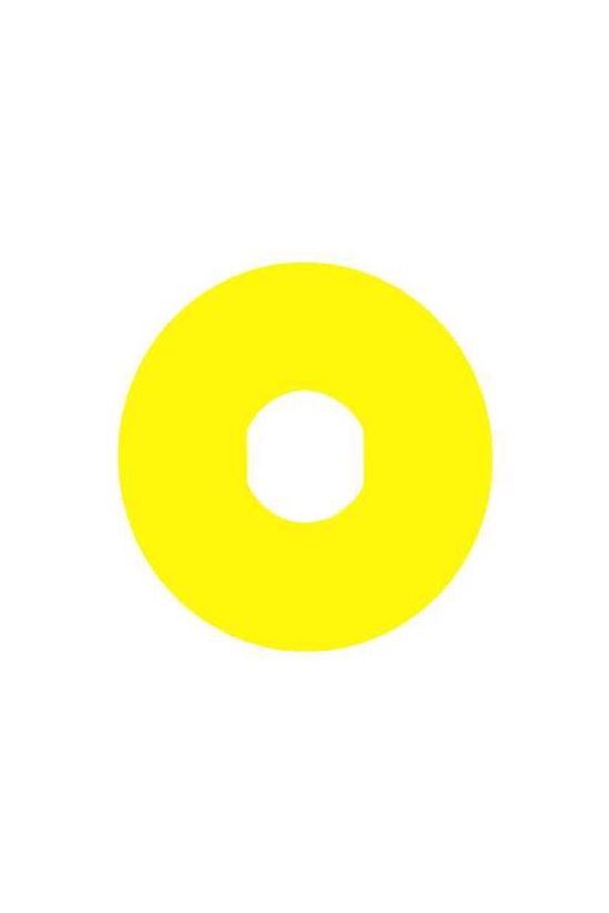 Felirati jelöletlen gyűrű 60mm üres üres sárga kerek 60mm/ Harmony XB4/XB5 Schneider - ZBY9101