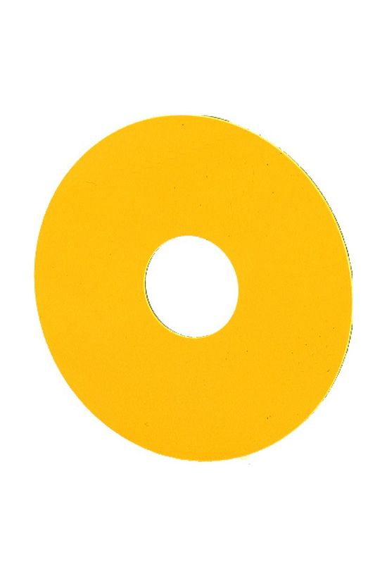 Felirati tábla vészgombhoz üres üres-szimbólummal sárga kerek-forma 90mm-sz 90mm-ma M22-XAK EATON - 216464