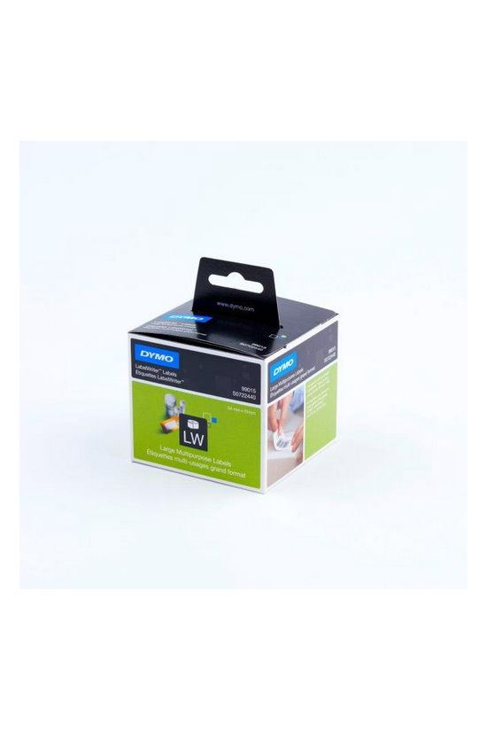 Feliratozó címke-szalag papír 1x320db 54x70mm fehér/ fekete-betű LW 99015 DYMO - S0722440