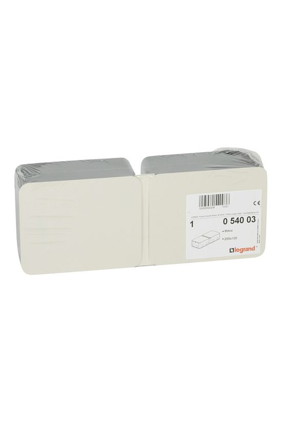 Felnyíló doboz betonpadlóba fém 2x4M beépíthető téglalap fekete Pop-up LEGRAND - 054003