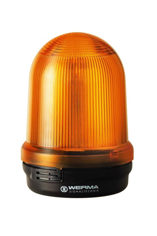 Fényjelző folyamatos 137mm 230V AC/DC BA15d sárga IP65 falonkívüli BM WERMA - 82630000