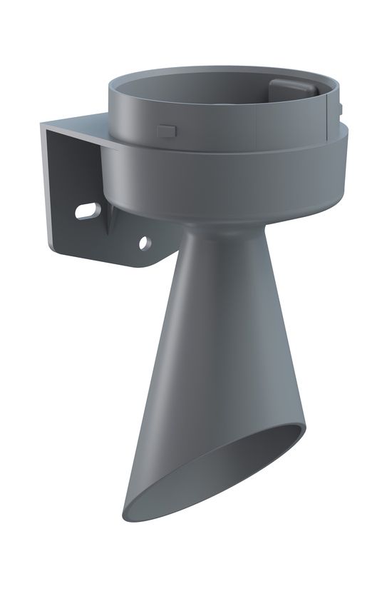 Fényjelző/kürt rögzítőelem IP66 D85mm kürttölcsérrel EvoSIGNAL MIDI WM GY WERMA - 26170003