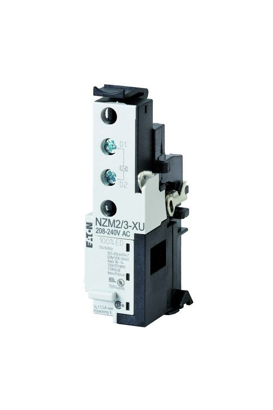 Feszültségcsökkenési (nullfesz)kioldó 208-240VAC NZM2/3-XU208-240AC EATON - 259499