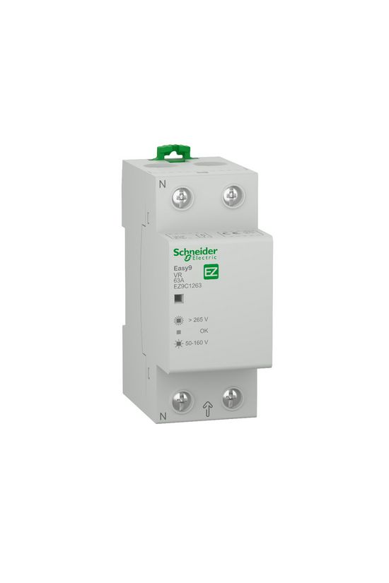 Feszültségfigyelő relé 2M 1z 253-265V 50-195V AC 63A Easy9 Pro Schneider - EZ9C1263