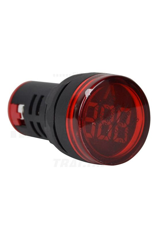 Feszültségmérő panelbe d22 3digit piros digitális 24-500Vméréstartomány AC TRACON - NYG3-VR