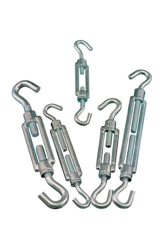 Sodronyfeszítő horog-horog M5 770kNtörési terhelés 770kNmax. acél TRACON - FHH570