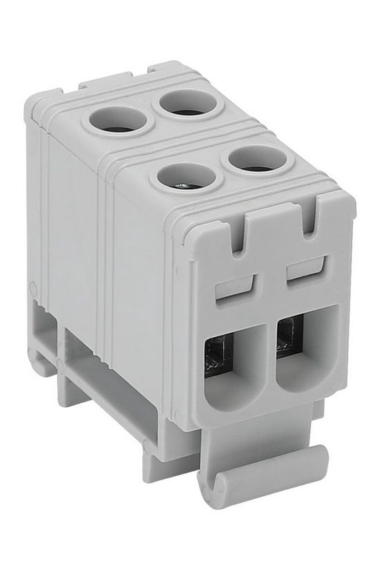 Fővezetéki leágazókapocs 85A/400VAC 2x1,5-16mm2 Al/Cu szürke TRACON - FLEAL-16/2