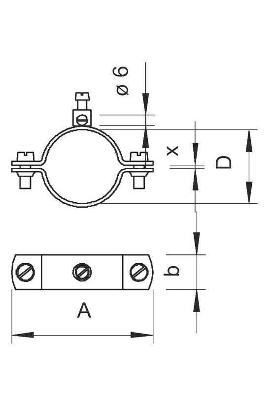 Földelő csőbilincs 3/4