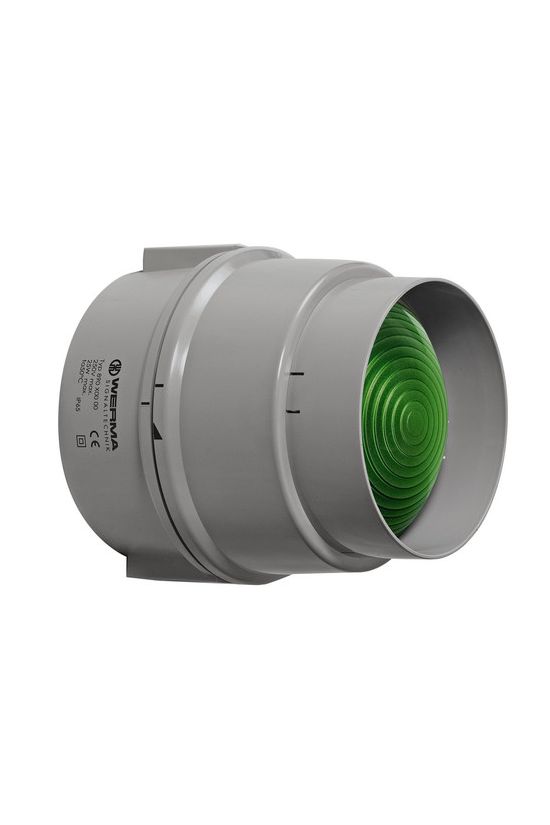 Forgalomirányító lámpa fényforrás nélkül zöld 1-lámpás E27 230V AC/DC BWM 12-230VAC/DC GN WERMA - 89020000