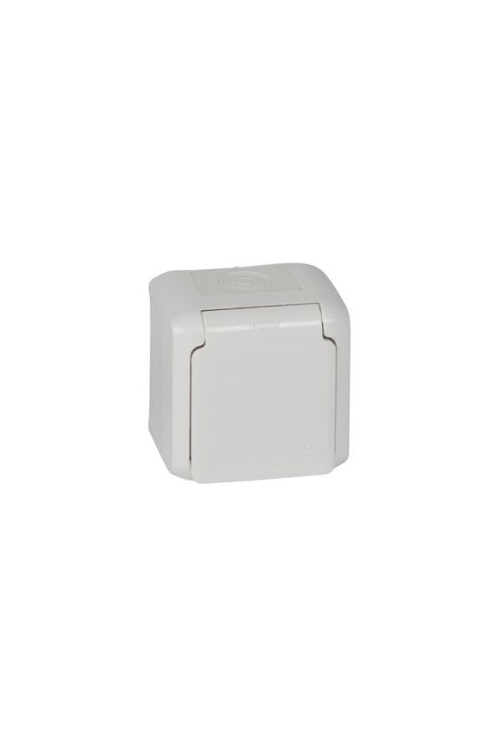 Forix 162 dugalj földelt komplett házban gyerekzárral fehér IP44 falonkívüli csavaros LEGRAND - 782373