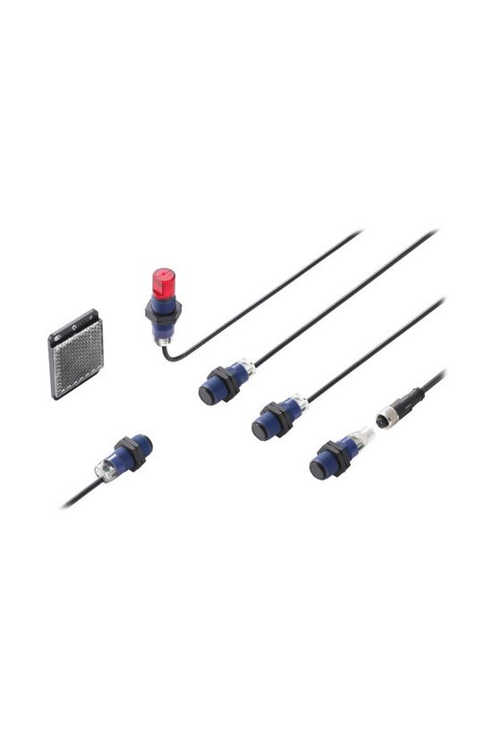 Fotokapcsoló adó-vevő 2m-kábel M18 sötétre kapcsol 15000mm-max.kapcs.táv PNP 12-24VDC Panasonic - CY-111B-P