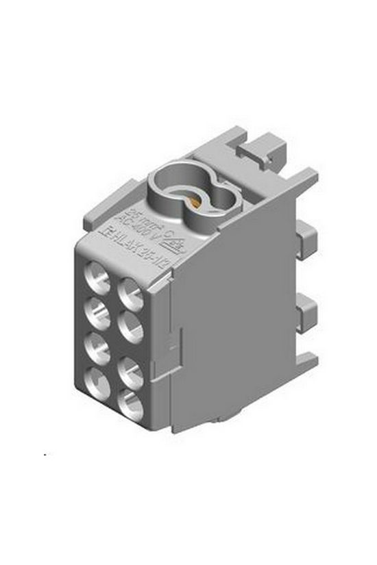 Fővezetéki leágazókapocs 130/100A Cu/Al csavaros szürke 2x25+2x16mm2 HLAK 25 1/2 M2 Pollmann - 2080136