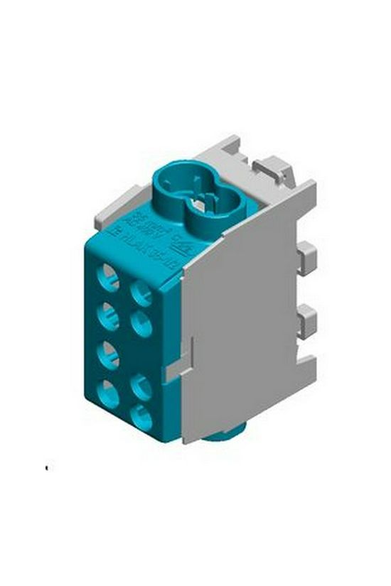 Fővezetéki leágazókapocs 150/125A Cu/Al csavaros kék 2x35+2x25mm2 HLAK 35 1/2 M2 Pollmann - 2080142