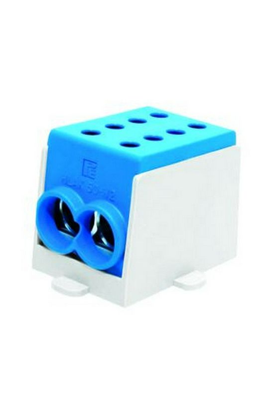 Fővezetéki leágazókapocs 250/250A Cu/Al csavaros kék4x70mm3 1-pólus HLAK 70-1/2 Pollmann - 2080148