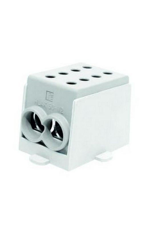 Fővezetéki leágazókapocs 250/250A Cu/Al csavaros szürke4x70mm2 1P HLAK 70-1/2 Pollmann - 2080147