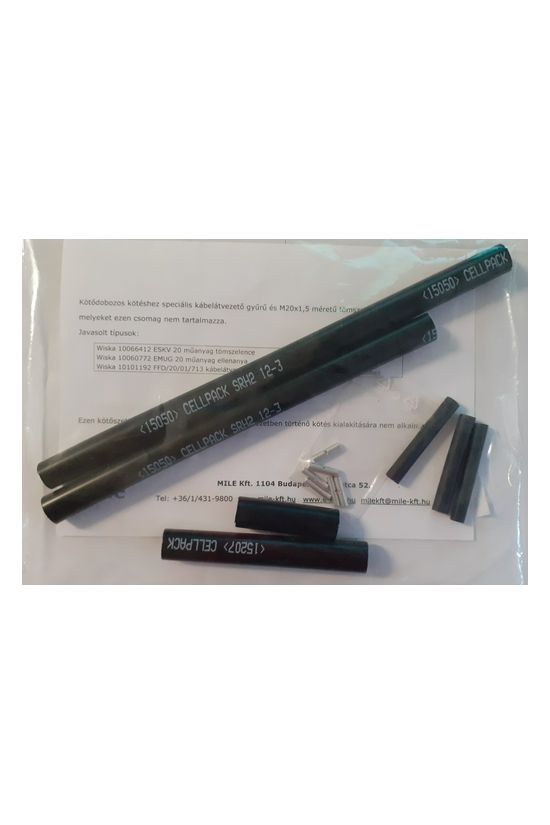 Fűtőkábel csatlakozókészlet cső-/ereszfűtéshez D-TRACE/ELSR/SJXFJ-hez  SRH2 12-3+SRUM 6-2 +6xtold - KÖT1