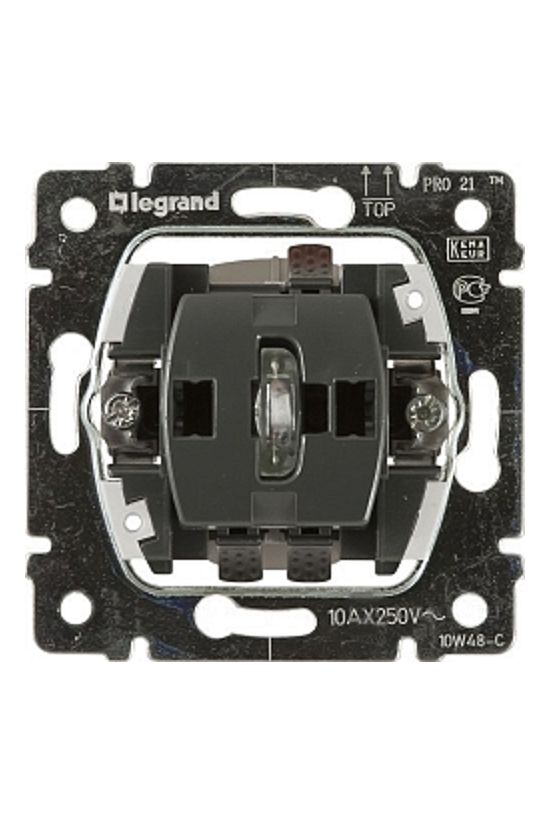 Galea 102 2P kapcsoló kezelőelem szürke süllyesztett IP21 1- billentyű/gomb LEGRAND - 775822