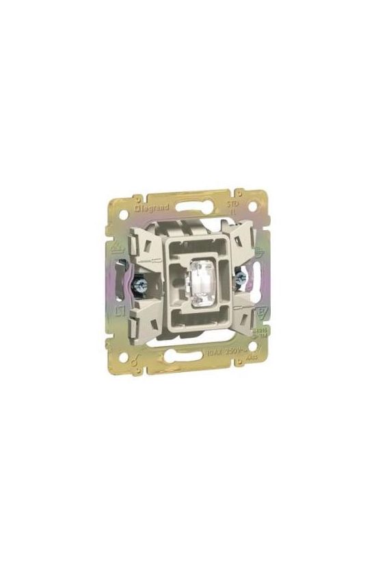 Galea 106 váltókapcsoló +jelzőfény kezelőelem szürke süllyesztett IP21 1- billentyű/gomb LEGRAND - 775602