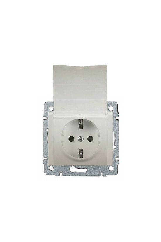 Galea 162 dugalj földelt központi fedlap gyerekzárral szürke IP20 süllyesztett LEGRAND - 771564