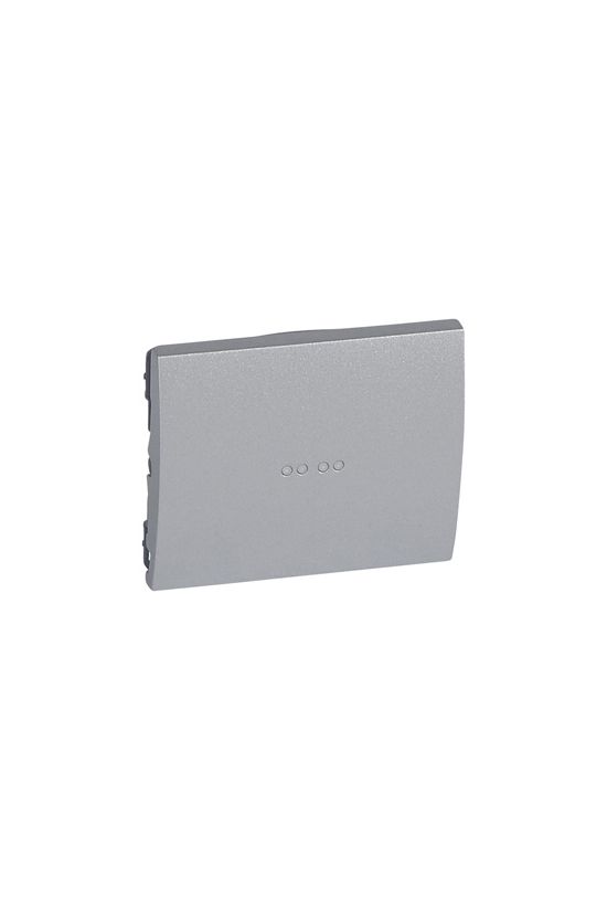 Galea billentyű egyes kapcs/nyg.-hoz alumínium üres-jel  jelzőfényes IP21 műanyag fényes LEGRAND - 771334