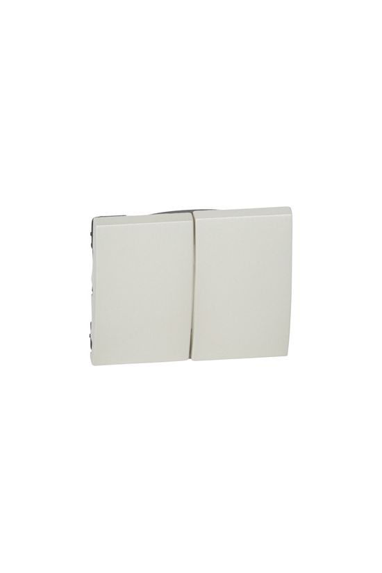 Galea billentyű gyöngyház kettős kapcs/nyg.-hoz fehér üres-jel IP21 műanyag fényes LEGRAND - 771512