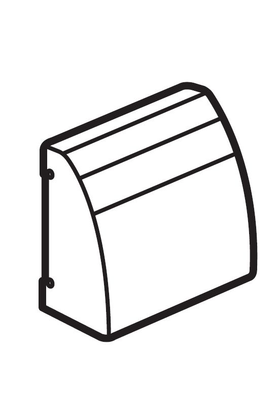 Galea fedél kábelkivezetőhöz műanyag fehér címketartó nélkül LEGRAND - 777076