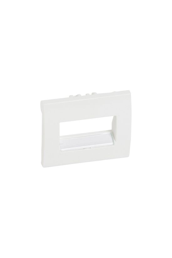 Galea fedlap 2xRJ45/RJ11 adatcsatlakozóhoz műanyag fehér címketartó nélkül LEGRAND - 777075