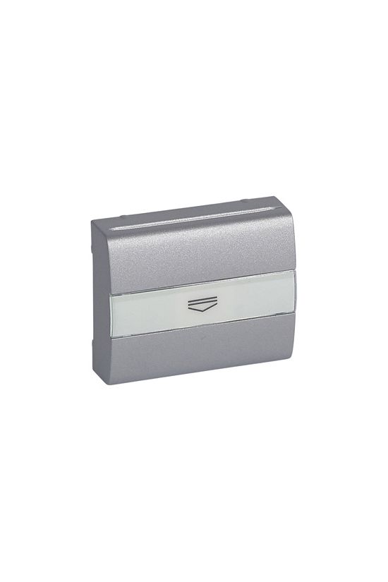 Galea fedlap hotelkártya alumínium üres-jel IP21 műanyag fényes bepattintás LEGRAND - 771354