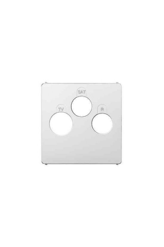 Galea fedlap TV-R-SAT központi fedlap fehér IP20 műanyag fényes bepattintás LEGRAND - 771089