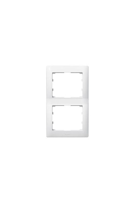 Galea keret 2-es fehér függőleges műanyag LEGRAND - 771006