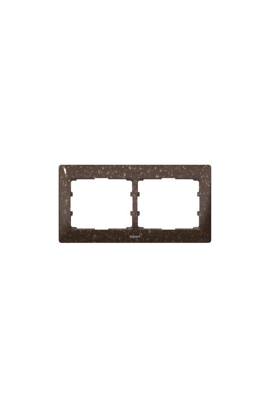 Galea keret 2-es gránit vízszintes műanyag LEGRAND - 771702