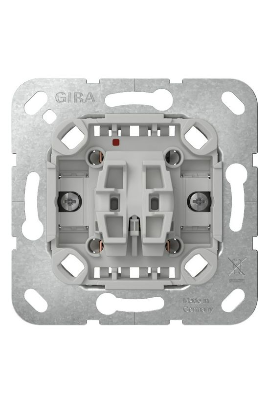 101/106 ki/váltókapcsoló süllyesztett rugós IP20 ellenőrzés és tájékozódás billentyű/gomb GIRA - 310600