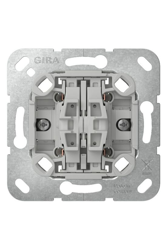 N101 nyomó 4x záró betét 2- billentyűs IP20 süllyesztett GIRA - 314700