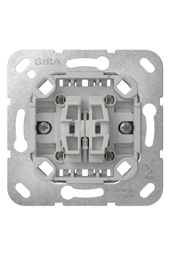 N101/2 nyomó betét 2- billentyűs IP20 süllyesztett GIRA - 315500