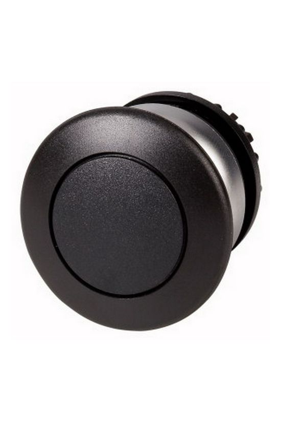 Gomba nyomófej d22 36.5mm fekete visszaugró M22-DP-S EATON - 216712