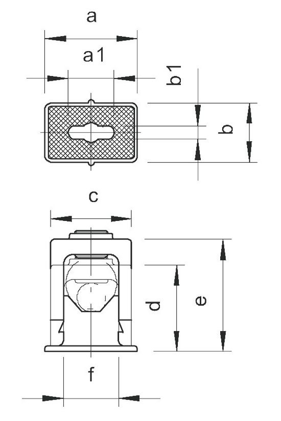 Greif-ISOcsavarral szorító kengyel műanyag 16-24mm-átmérő 1-kábel/cső 3041 LGR OBO-BETTERMANN - 2105039