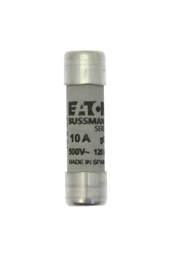 Hengeres biztosítóbetét gG gL/gG 10x38mm 10A 500V AC Bussmann EATON - C10G10