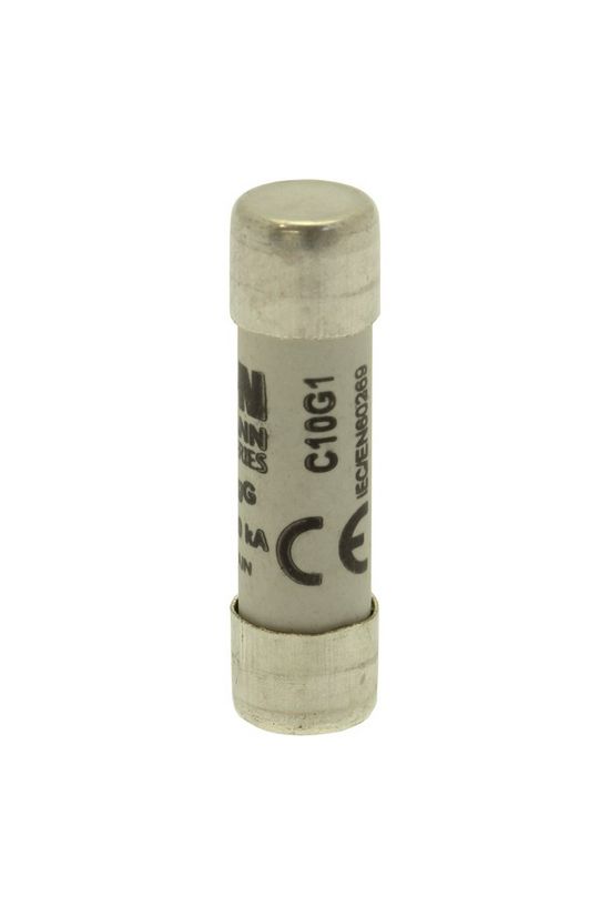 Hengeres biztosítóbetét gG gL/gG 10x38mm 1A 500V AC Bussmann EATON - C10G1